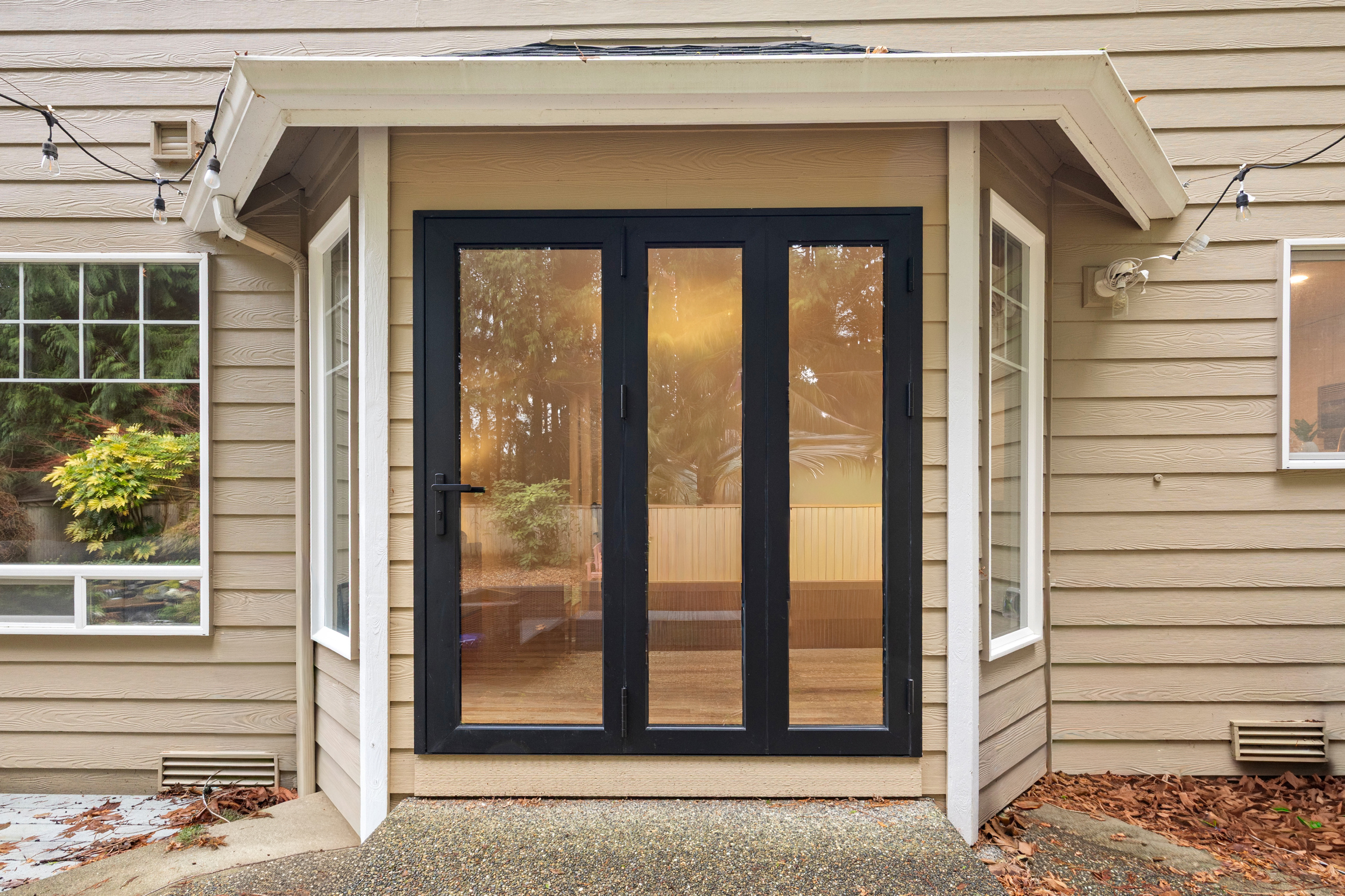 Seamless indoor-outdoor living defines the Luxe Transformation whole house remodel in Olympia.